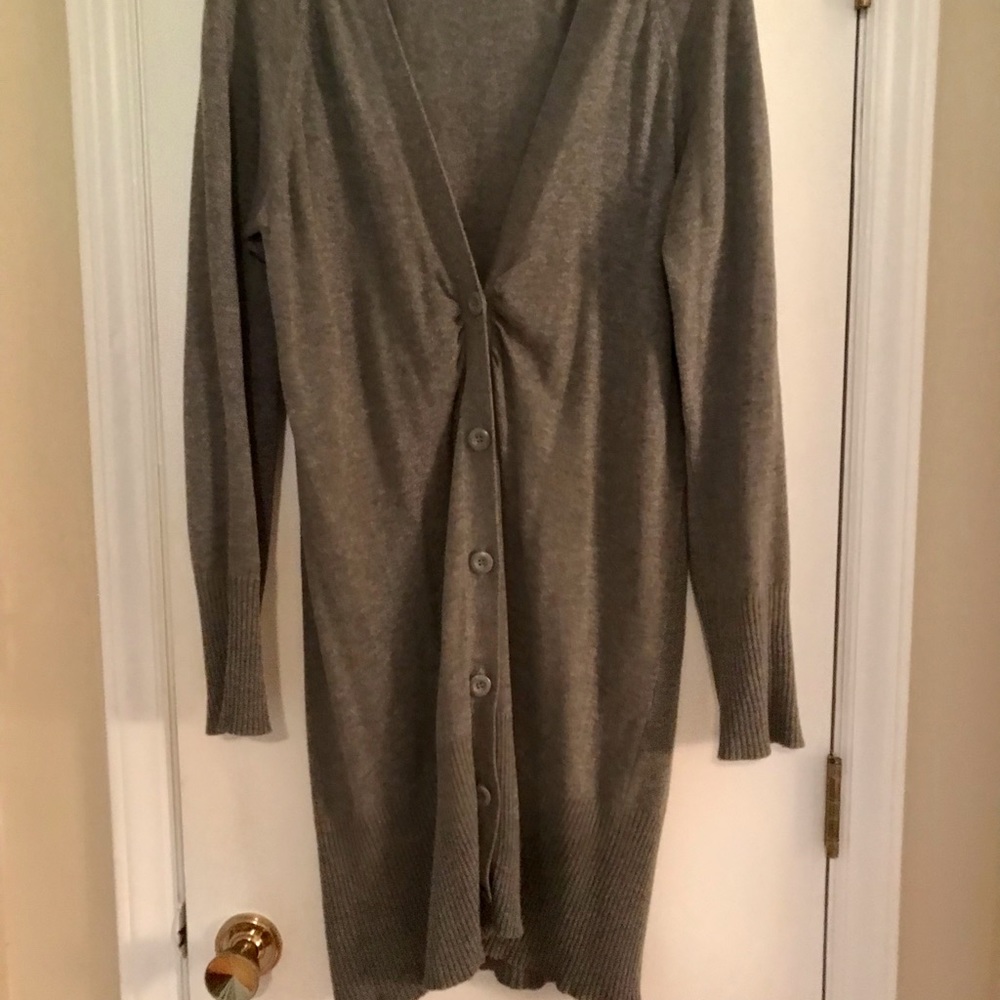 Women’s sweater dress/cardigan